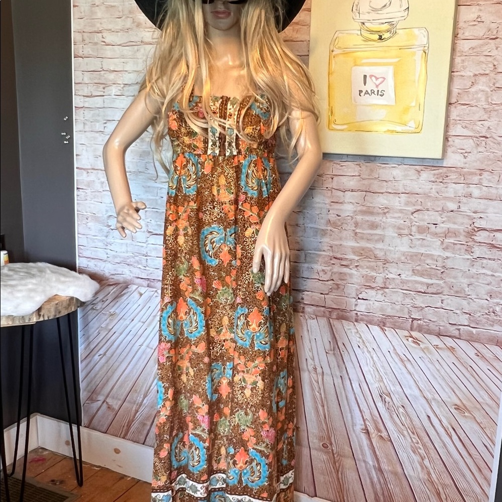 Sun Debs of Hawaii vintage sun maxi dress size small